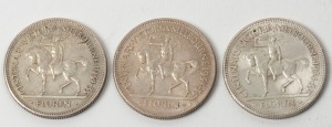 FLORINS, 1934/35 Victorian Centenary, (3) EF/aUnc.