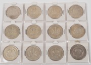 GEORGE VI, 1937 (12); mixed condition, VF-EF.