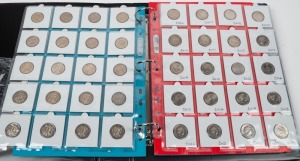 Collections in an album: One Cent 1966 - 1991 plus 2006, all Unc; Two Cents 1966 - 1991 plus 2006, all Unc; Five Cents 1966 - 2023 all Unc; and Ten Cents 1966 - 2023 all Unc. Also, three Ten Cent PROOFS: 1966, 2016 and 2017 Planet Earth. (Total: 264 coins).