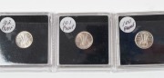 ELIZABETH II, Threepence PROOFS (2) plus a gem Unc example. (3).