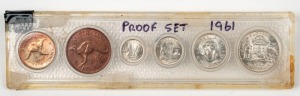 ELIZABETH II, 1961 set ½d - 2/-, Unc. (6).