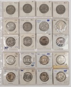1911 - 1962 range; all different dates, mixed condition. (20)