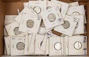 SIXPENCES: 1916 - 63 duplicated range; mixed grades. (42).