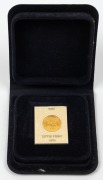 1987 $15 "Little Hero" 1/10oz gold proof from the Famous Nugget Series.