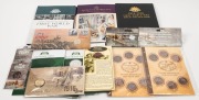 MACQUARIE MINT: An accumulation which includes five First World War commemorative 2gram gold medallions and several silver medallions, Queen Elizabeth's 90th birthday 2gram gold medallion plus the silver and the 24 carat gold-plated coins, a commemorative