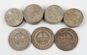 1937 Crowns (2), a single 1938 Crown plus 1966 Fifty Cents (23); mixed condition. (Total: 26)