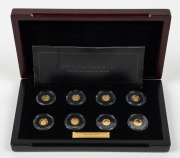 2012 RAM Gold Proof Set of Australian Miniature Money; complete set of 8 coins in case of issue. Set No.001245.
