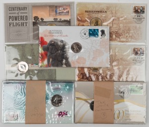 2010 Australia Post PNCs including Melbourne Cup (5), Tax Office (5), Burke & Wills (2), plus 3 others. (Total: 15).