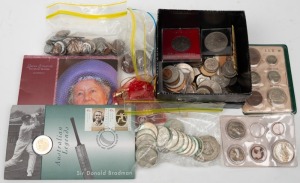 A small accumulation of Australian & foreign coins, noted 1937 Crowns (2), 1966 50¢ rounds (20), and others
