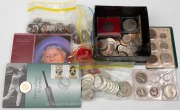 A small accumulation of Australian & foreign coins, noted 1937 Crowns (2), 1966 50&cent;&nbsp;rounds (20), and others