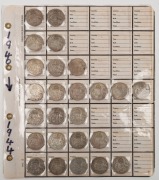 GEORGE VI, 1940 - 1944 duplicated range of Florins, (25) VG/VF.