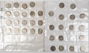 1941 - 1963 range on album pages, including 1941 (1), 1942 (8), 1943 (2), 1944 (2), 1947 (1), 1954 Royal Visit (20) and 1962 (1), 1963 (1). Total: 36).