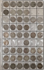 1910 - 1963 collection in album pages; all different; condition varies. (47); mixed condition.