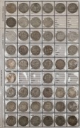 1910 - 1963 collection in album pages; all different; condition varies. (47); mixed condition.