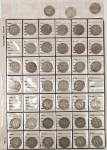 1910 - 1963 collection in album pages; all different; very mixed condition. (42).