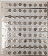 1910 - 1944 duplicated range in album pages; very mixed condition. (111).