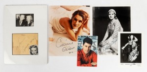 MUSICIANS & PERFORMERS: autographs on photographs, promotional cards, paper and programs from musicians and performers, including Herb Alpert, Celine Dion, Uri Geller, Amy Ray & Emily Saliers - Indigo Girls, Canned Heat, Engelbert Humperdinck, Gloria Gayn