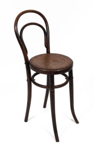 A Viennese bentwood bar chair, 19th/20th century