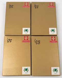 1988 RAM eight coin proof sets in original packaging. (4 sets).