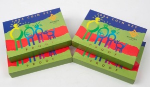 1994 RAM six coin proof sets in original packaging. (4 sets).