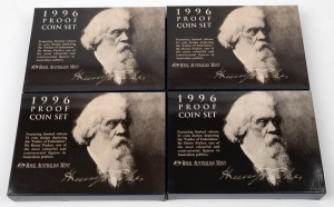 1996 RAM six coin proof sets in original packaging. (4 sets).