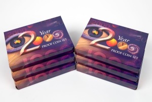 2000 RAM six coin proof sets in original packaging. (6 sets).