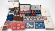 South Africa 1967 Proof set; Barbados 1973 Proof set; Bahamas 1974 Proof set; Seychelles 1974 !0R Proof; Western Samoa 1974 Specimen sets (2); PNG 1975 Proof set; Singapore 1975 Unc set; Isle of Man 1980 Unc set Olympic Crowns, Isle of Man 1982 Maritime H