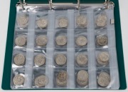 1912 - 1944 accumulation in an album; some heavy duplication of dates and very mixed condition. (90).