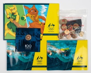 TWO DOLLARS: An accumulation including 2016 Olympic Team Folders (2), 2019 Repatriation "C" RAM Folder, 2020 Tokyo Olympic $2 Team Folder, plus a number of other $2 singles 2012 - 2021, mostly coloured. (Total coins: 35).