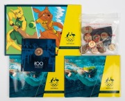 TWO DOLLARS: An accumulation including 2016 Olympic Team Folders (2), 2019 Repatriation "C" RAM Folder, 2020 Tokyo Olympic $2 Team Folder, plus a number of other $2 singles 2012 - 2021, mostly coloured. (Total coins: 35).