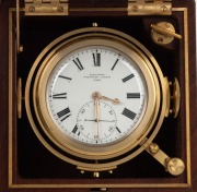 Antique English pocket watch in later gimbled timber case, enamel dial marked "Ganthony, Cheapside, London, 3402", 19th century and later, the case 10cm high, 9cm wide, 9cm deep - 2