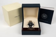 LONGINES&nbsp;"CONQUEST" quartz stainless steel wristwatch, near mint condition in original box with papers