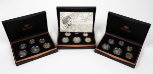 2017 Effigy of an Era (1 set), 2018 Centenary of Armistice (2 sets); all in presentation cases of issue. (3 sets).