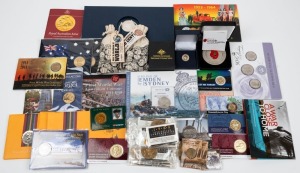 An accumulation of RAM, Perth Mint and privately created coin and medal products.