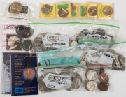 A mainly Australian pre-decimal accumulation in a small box; values to 2/-, noted several 1966 50c, several tokens and some Great Britain. 2.5kg.