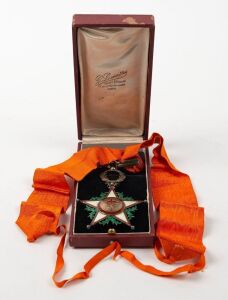 THE ORDER OF OUISSAN ALAOUITE, MOROCCO, 5th class knight's award.