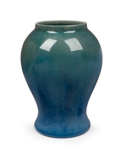 ROYAL DOULTON "Titanian" English porcelain vase, factory mark to base, 19cm high