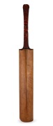 A MATCH-USED BAT SIGNED BY BRADMAN AND HIS NSW STATE XI TEAM AT BATHURST - 15th OCTOBER 1931 A full-size Federal Bat Company "The Federal" bat, dated on the back of the blade "BATHURST&nbsp;15.10.31" and signed by the whole visiting team: Don Bradman (Captain) - 3