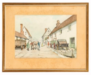 DORCA CHARLES SEWELL (1907-1979), The Invalid, Barton Mills, Suffolk, watercolour, signed lower right "Dorca Charles Sewell", 30 x 42cm, 47 x 58cm overall