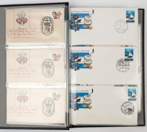 First Day & Commemorative Covers: 1981-1982 souvenir covers & FDCs with pictormark cancellations including 1981 Northern Australia Development Seminar (Katherine N.T.), 1982 'Whaleworld', others for 1982 150th Anniversary of Postal Services in Tasmania (1