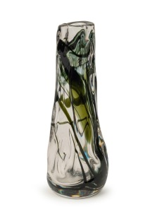 WHITEFRIARS vintage English seaweed vase, 24.5cm high