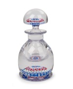 BACCARAT&nbsp;millefiori&nbsp;glass perfume bottle, 16cm high