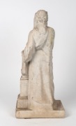 An antique Carrara marble statue, 19th century, 56cm high - 2