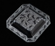 LALIQUE&nbsp;French Art Deco ring dish with bird and blossom motif, 8.5cm wide - 2