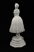 ROSENTHAL German white porcelain figural float bowl, 20th century, green factory mark to base, ​​​​​​​31cm high, 30cm wide - 5