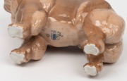 A Danish porcelain Chow Chow dog statue, 20th century, 16cm high - 4
