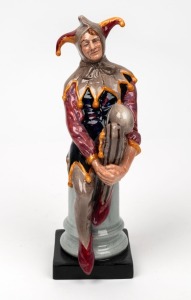 ROYAL DOULTON "Jester" (HN 2016) porcelain statue,green factory mark to base,24cm high