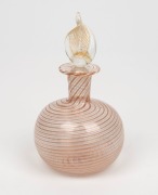 Murano glass scent bottle in the manner of DINO MARTENS, mid 20th century, 13cm high