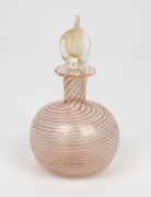 Murano glass scent bottle in the manner of DINO MARTENS, mid 20th century, 13cm high - 2