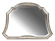 An antique Austro-Hungarian table mirror with easel stand, by ROZET & FISCHMEISTER, 19th/20th century, 3kg+ silver weight, 50 x 68cm